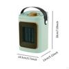 Compact Electric Heater Fan Fast Heating for Bathroom Home