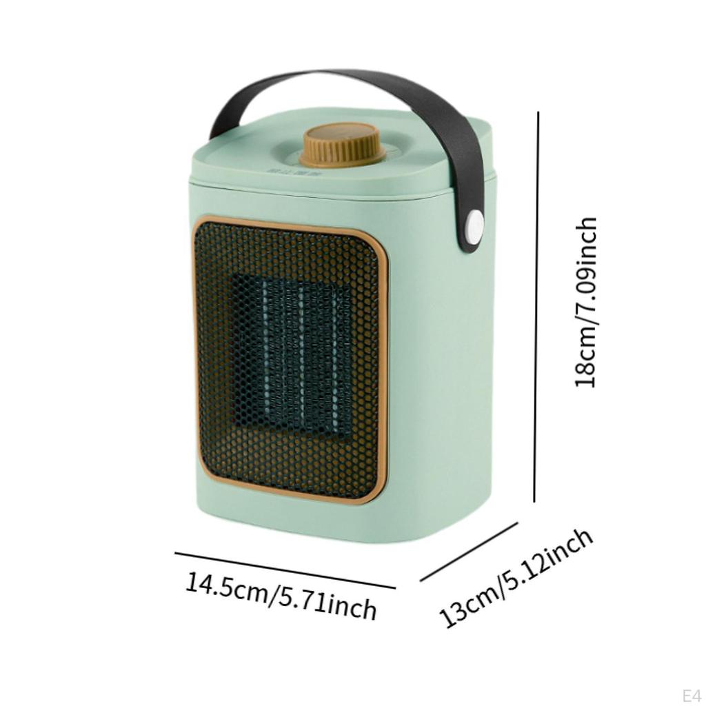 Compact Electric Heater Fan Fast Heating for Bathroom Home