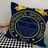 F-F Fenerbahce Federa Lusso Quadrata Camera da Letto Divano Cuscino Comfort per il Tempo Libero Auto Soggiorno Decorazione Casa