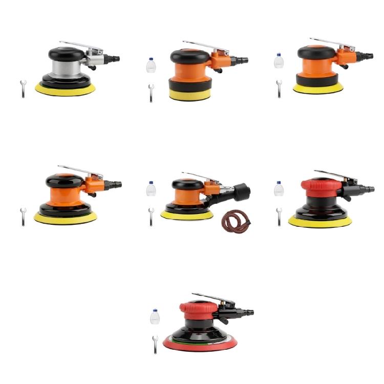 Pneumatic Sander Vacuum Grinder Circular Sandpaper Orbital Polisher Car Sponge Metal Polishing Waxing Machine
