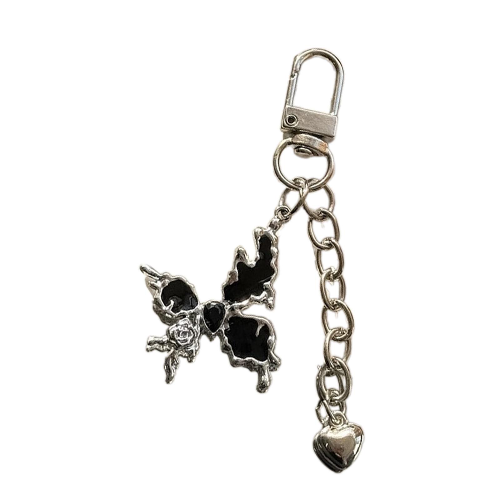 

Метелик Серце Ланцюжок Шарм Брелоки Солодкі Милі Кулони Підвіски Орнамент Брелок Прикраса Рюкзака для Жінок Дівчат