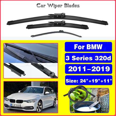 Wiper Front & Rear Wiper Blades Set For BMW 3 Series 320d 330d 335d 316d 318d 320i 328i Touring Estate F31 2011- 2012 2013