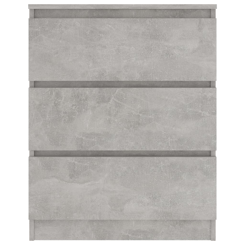 Sideboard Concrete Grey 60 x 35 x 76 cm Particleboard