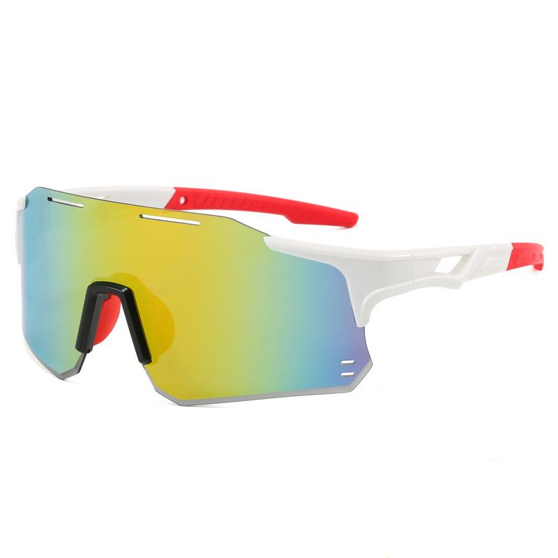 Winddichte bunte rahmenlose photochrome Radsport-Sonnenbrille für Tag- und Nachtgebrauch