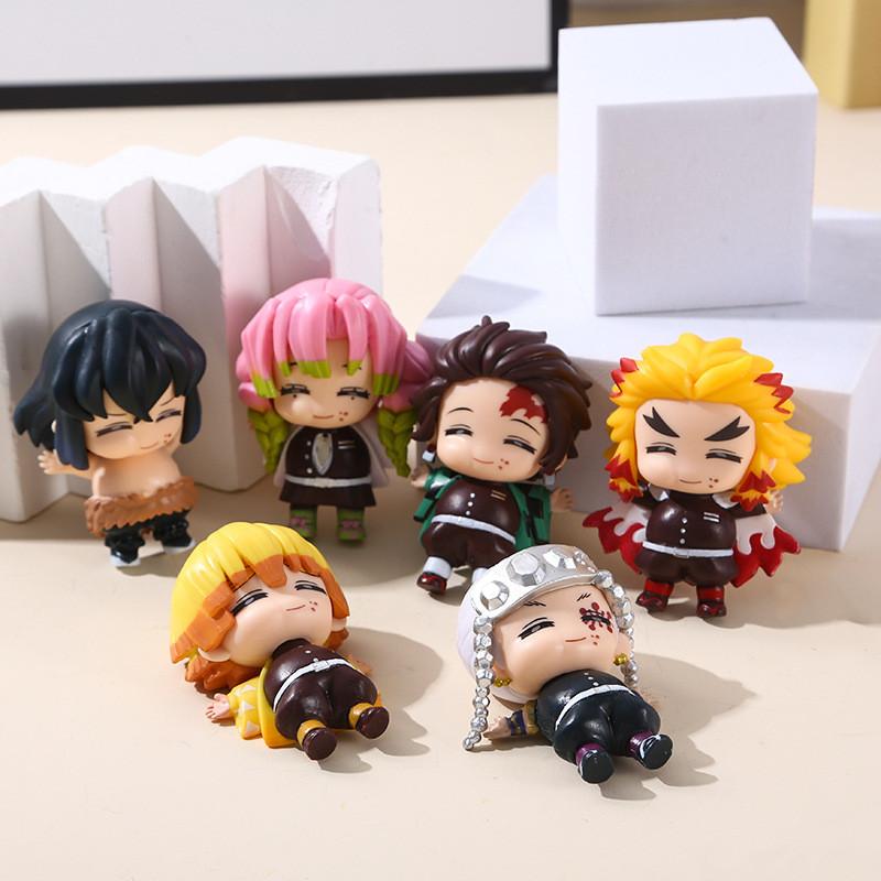 Slayer Demon Kimetsu No Yaiba Action Figures Model Toy Doll Decoration Kids Gift