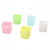 Colorful 20X Mini Plastic Flower Pots Succulent Plants Small Square Pot Garden
