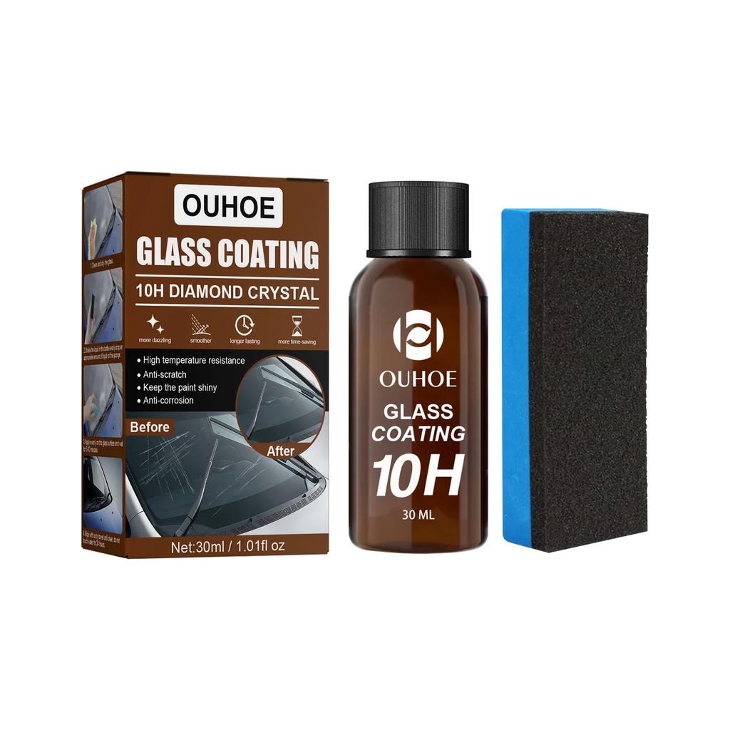 10H Car Glass Coating Ceramic Coating Liquid Anti-scratch Hydrophobic Car Polish Kit High Protection Car Shield Coating