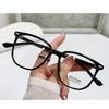 Oversized Leopard Myopia Glasses for Women Men Comfortable Anti-blue Light Computer Glasses Prescription Eyewear 0 To -4.0