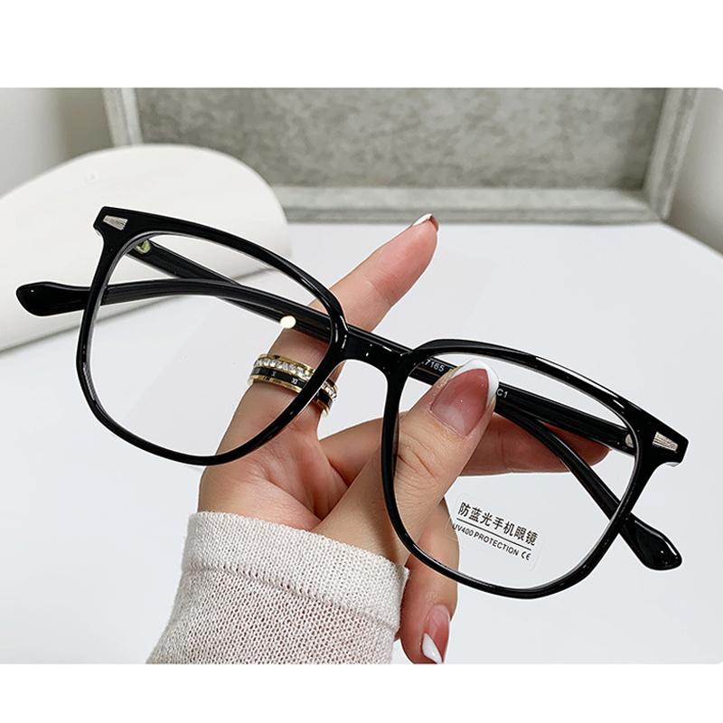Oversized Leopard Myopia Glasses for Women Men Comfortable Anti-blue Light Computer Glasses Prescription Eyewear 0 To -4.0