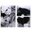 Black and White Rose Crow Front Door Wreath Halloween Decorative Wreath For Home Party Festival Porch Decoration