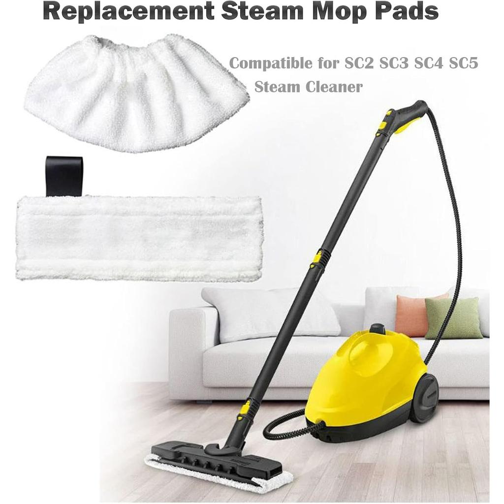 Steam Mop Replacement Pads Compatible for  Steam Cleaner Microfiber Mop Cloth Steam Pocket Mop Pads Set for  Floor Nozzle SC2 SC3 SC4 SC5