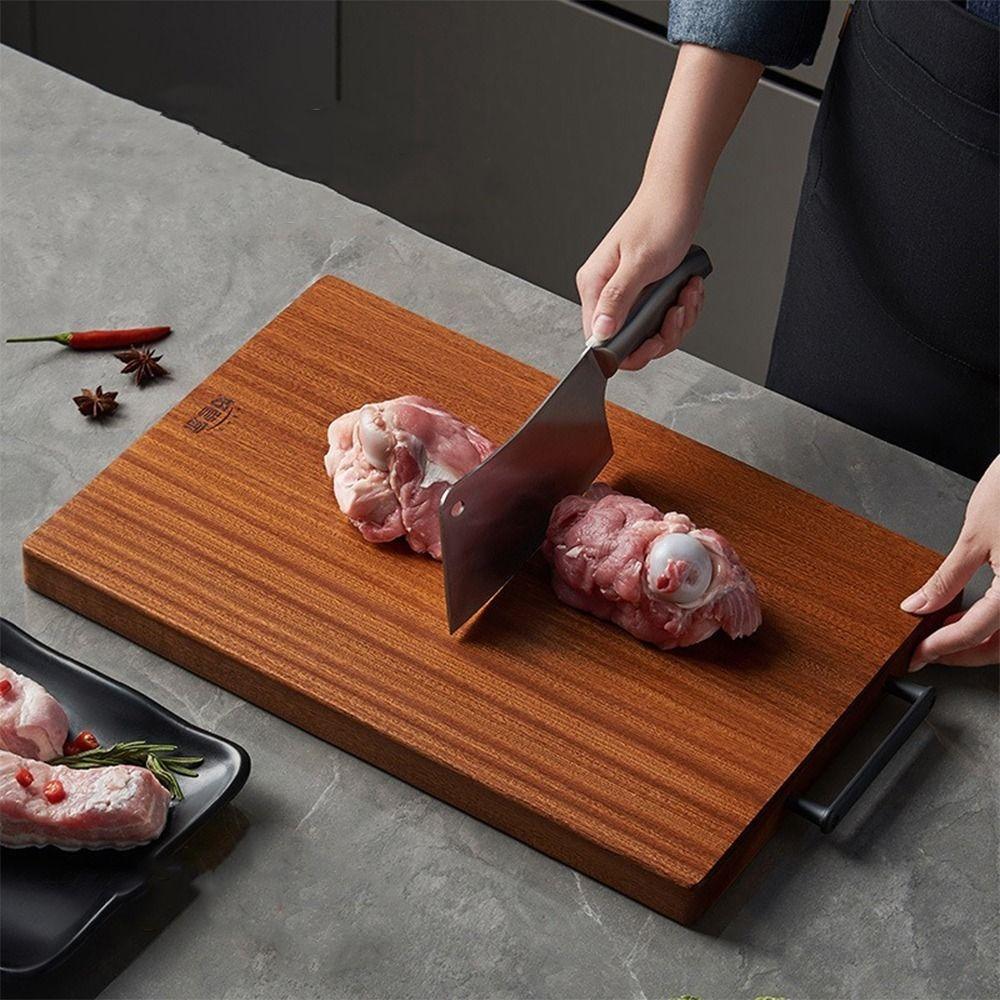 No Paint Antibacterial Cutting Board Double-sided Chopping Board Wood Cutting Board  Mold Resistant