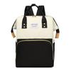 Trendy Color-Block Multifunctional Diaper Bag