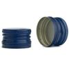 100x Tappi di bottiglia diametro 28mm Tappo di bottiglia BLU MARINO 28x18mm