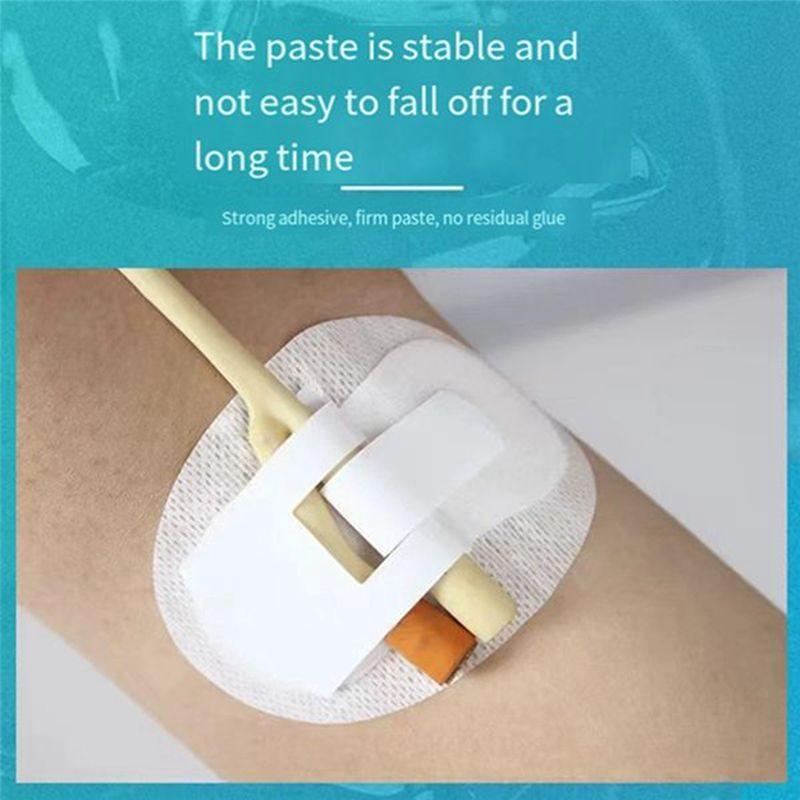 M-Modern-100Pcs Catheter Stabilization Device Legband Holder Sticker Catheter Tube Holder Catheter Legband Holder Sticker