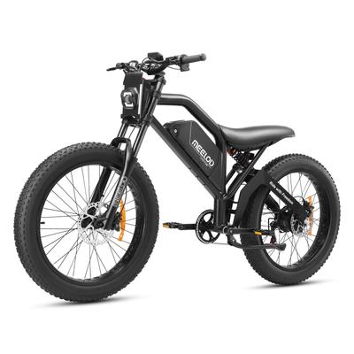 Bicicletta elettrica per adulti MEELOD XT600, motore da 750 W, batteria da 48 V e 18 Ah, mountain bike elettrica retrò con pneumatici fat da 26 pollici