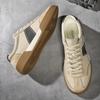 Ny trend herr lädersneakers fritid herr vardagsskor mångsidiga vulkaniserade skor enkla tenis masculino skateboard skor