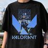 Neon Valorant Shirt Agent Valorant Lovers T-Shirt 2026 Summer New Men Women Fashion Cotton Oversized T-Shirt Street Y2K