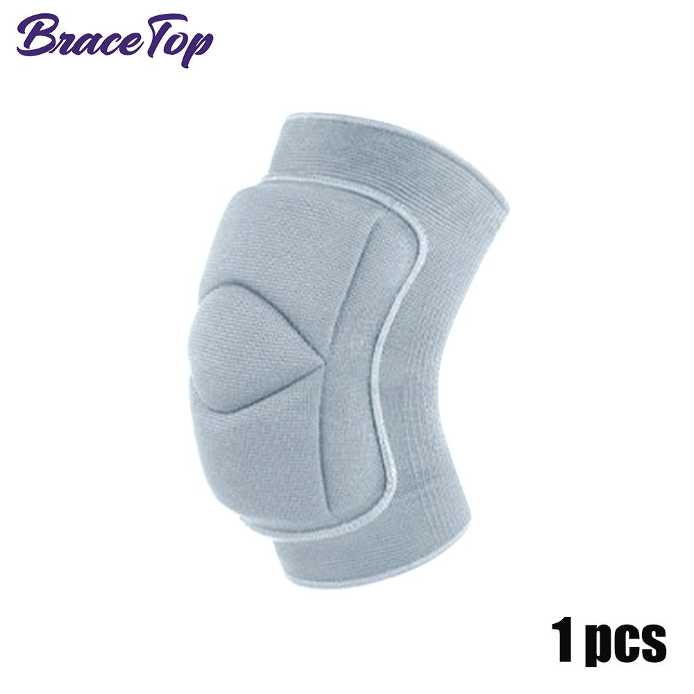 Bracetop Sports Non-Slip Knee Brace Soft Knee Pads Breathable Knee Sleeve For Dance Wrestling Gym Volleyball Basketball Running
