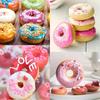 1PC 4 Holes Donut Silicone Mold High Temperature Resistant Big Donut Cake Pudding Jelly Chocolate DIY Mould Cake Baking Tools