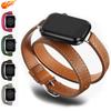 Lederarmband für Apple Watch Armband 46/42mm 49mm 45mm 41mm 40mm 44mm Correa Für IWatch Serie 10 9 8 7 6 SE 5 4 Ultra 2 Armband