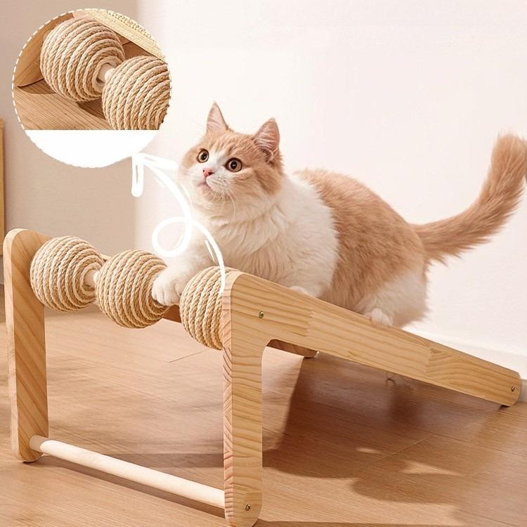 1PC Sisal Cat Scratch Board Sturdy Cat Scratch Pillar Heavy Duty Anti-Scratch Mat Cat Gift For Living Room Bedroom Sofa Wall Cat Owner Cat Exercise