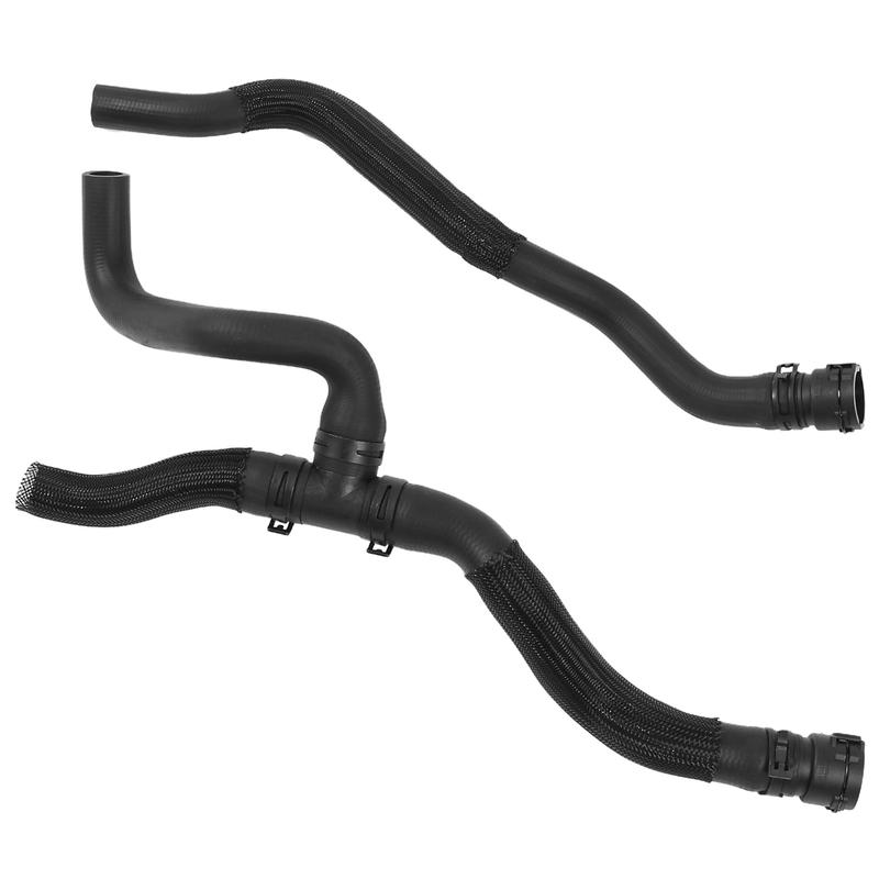 Set of 2 RADIATOR Three-Way Water Pipe Inlet & Outlet Hose for 10-15 Chevrolet Cruze 95390887 95390883 9075007 9075008—L49A