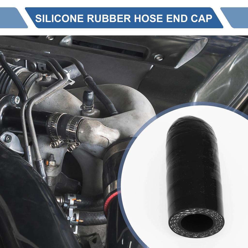 X AUTOHAUX Silicone End Cap Plug Pipe Treatment Mecla Plug