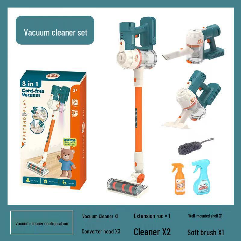 Cross-border Kids' Electric Vacuum Cleaner Toy Role-Playing Cleaning Set