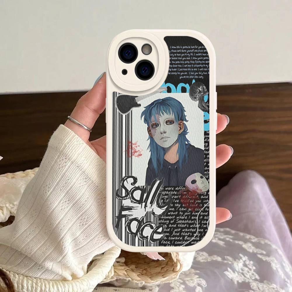 

Horror S-Sally F-Face Suspense Game Phone Case Hard Leather For IPhone 14 13 16 Mini 15 14 11 12 Pro Max Plus Fundas iPhone 16pro max