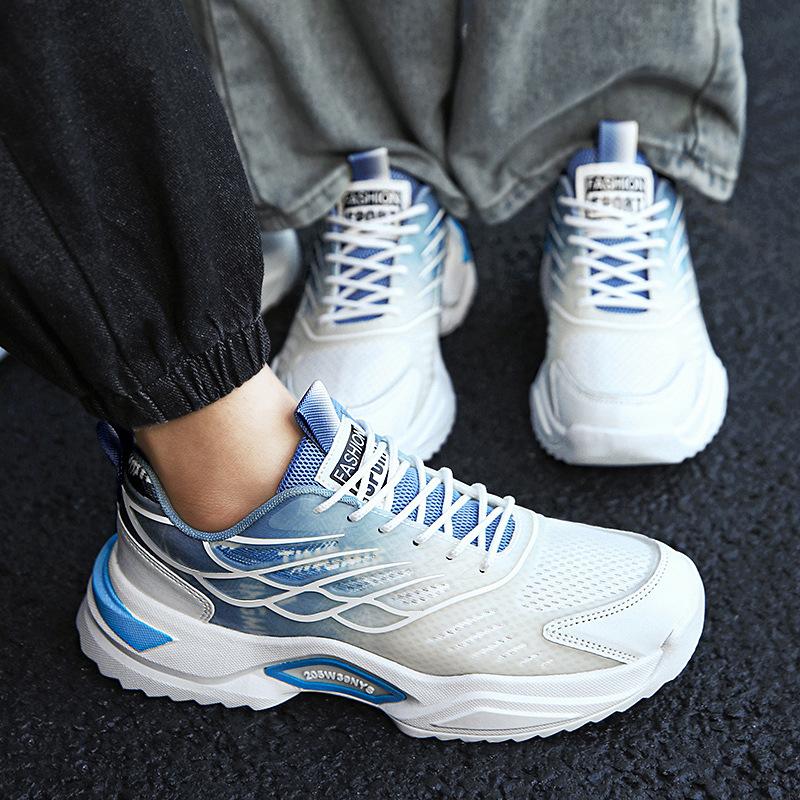 Men's 2025 New Mesh Sports Shoes with Luminous, Anti Slip, Wear-resistant, Running, Sports and Leisure for Men
