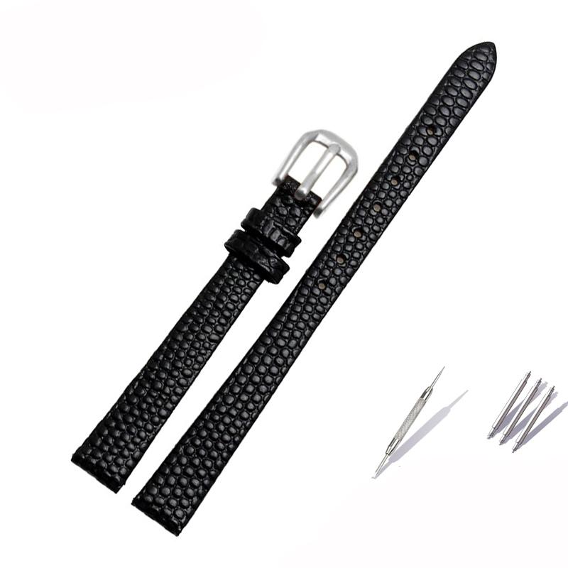 

Маленький розмір ремінець з коров ячої шкіри для AJIDOU Time Stamp Fossil Poly Time ремінець для годинника жіночий ланцюжок для годинника браслет 8 мм 10 мм 12 мм 14 мм 6mm