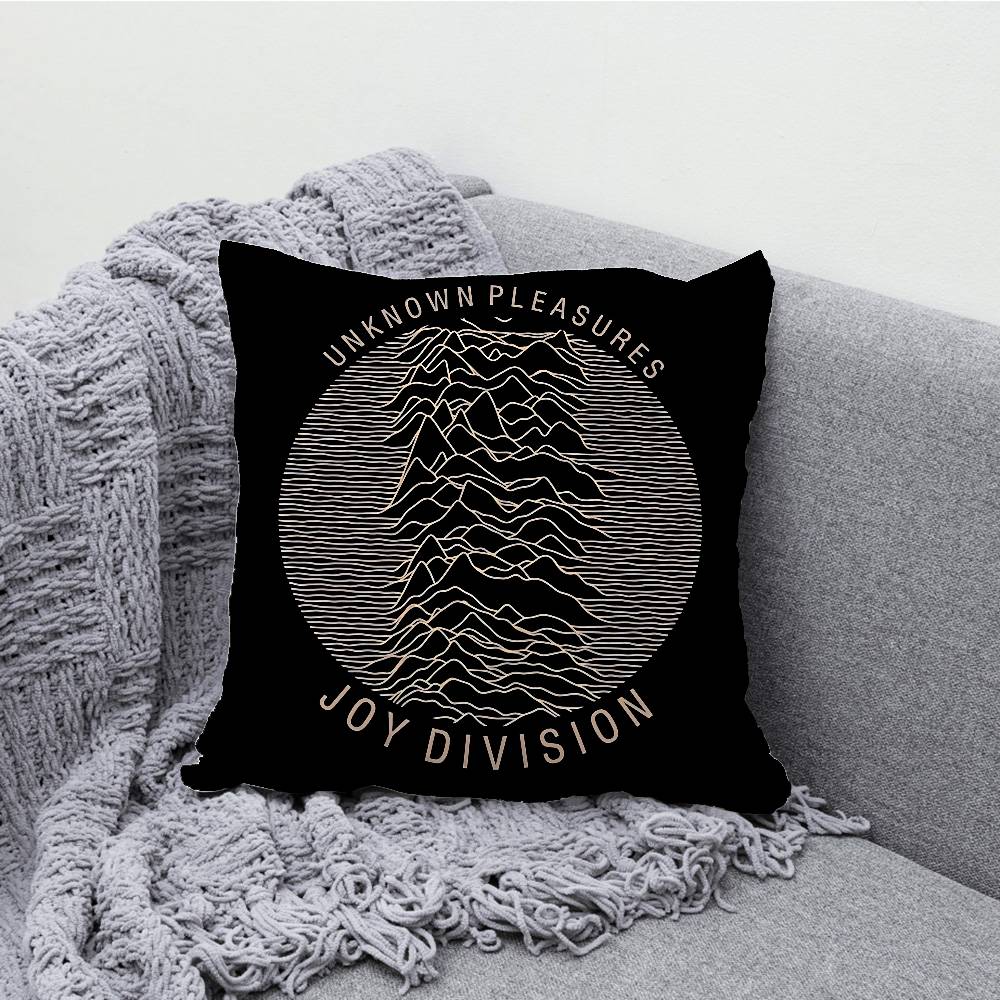 J-Joy D-Division Pillow Case Print Polyester Fiber 40X40 Cm Home Sofa Throw Cushion Cover Decoration