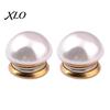 Decorative Brooch Button 2Pcs Faux Pearl Magnetic Clothes Button, Fake Cat Eye Stone Clothing Fixation Accessory Safety for Shirts Scarf Shawl, Magnet