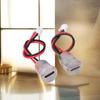 1/3/5 Stück Typ C Buchse Buchsenstecker Wasserdicht 2-adriges Pigtail-Kabel mit LED-Leuchten 3A 5V Schnelllade-Stromanschluss