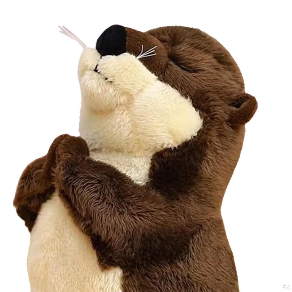 Otter Plush Toy Adorable Room Decor Gift Soft Flopsies River for Teens