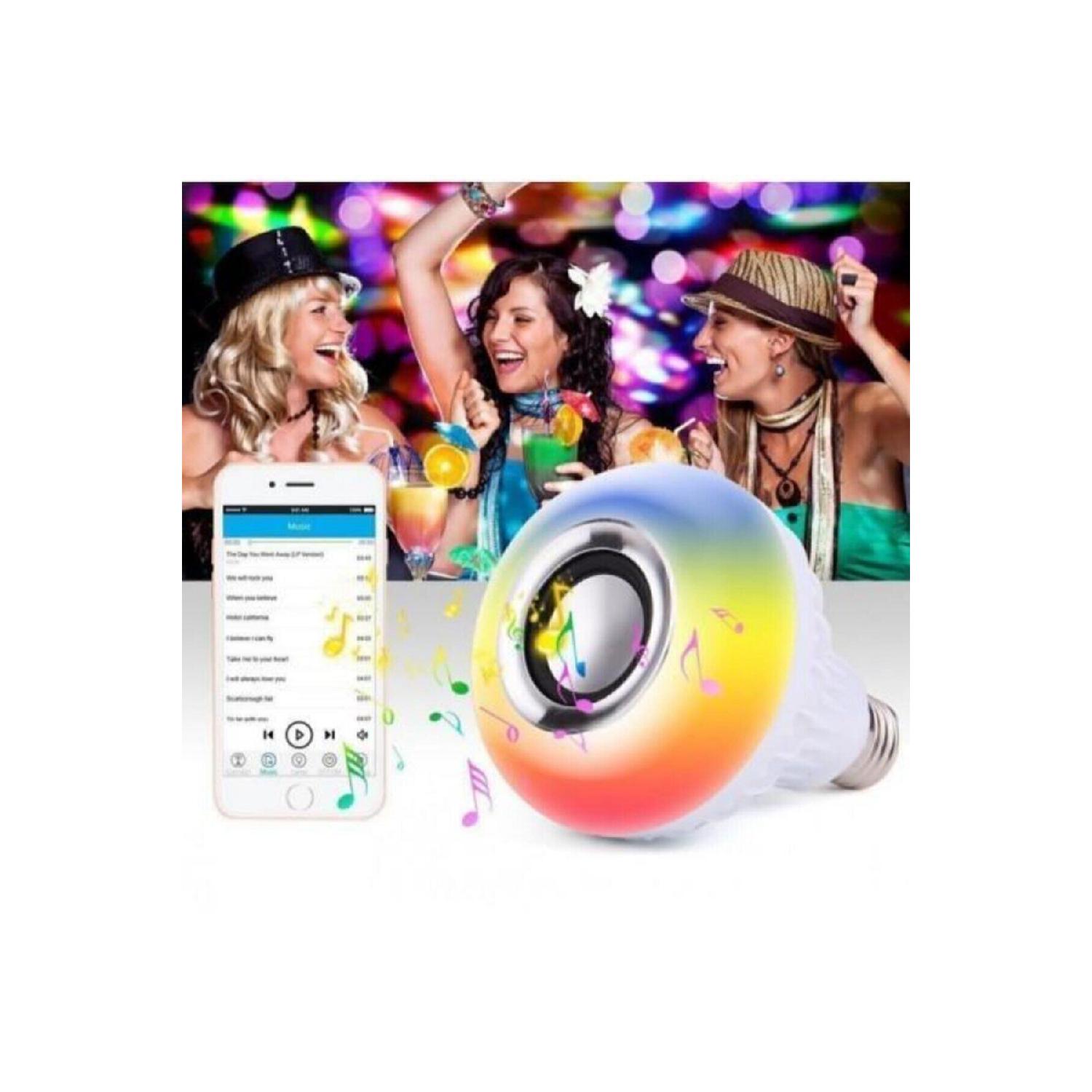 

Умная светодиодная лампа RGB с управлением через Bluetooth-динамик — 16 цветов