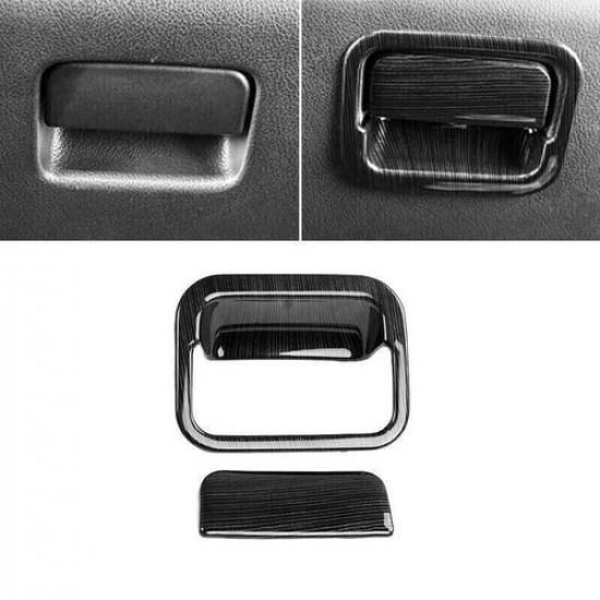 For Mitsubishi Outlander 13~20 Brushed Co~Pilot Storage Box Handle Sticker Trim