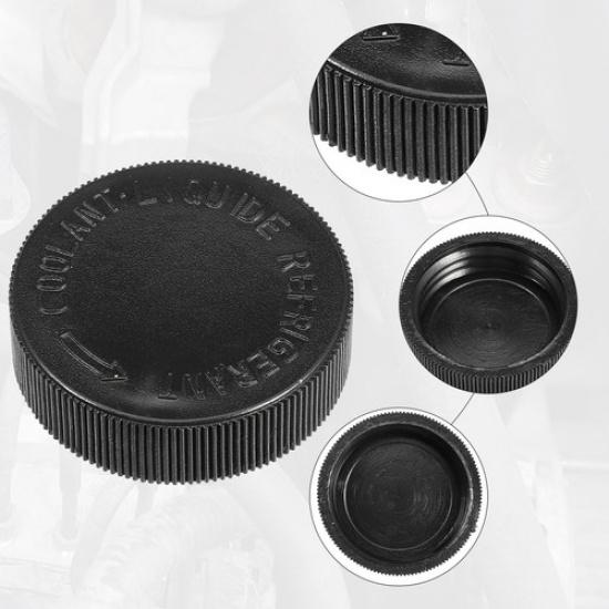 2 Pcs Car Coolant Reservoir Tank Cap for Infiniti EX35 for Nissan 350Z Black