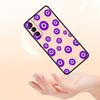 Phone Case For Samsung Galaxy S23 S22 Ultra S20 S21 FE 5G S10 S9 Plus S10E S8 Note 20 Black Cover Lucky Eye Blue Evil Eye Print