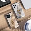 Amber Double Love Für IPhone 16 Pro Max 15 Pro 14 13 12 Mini 11 XS Max XR 7 8 Plu SE 2022 Hartglas Handyhülle