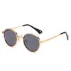 2058 Retro Small Round Frame Metal Sunglasses for Women