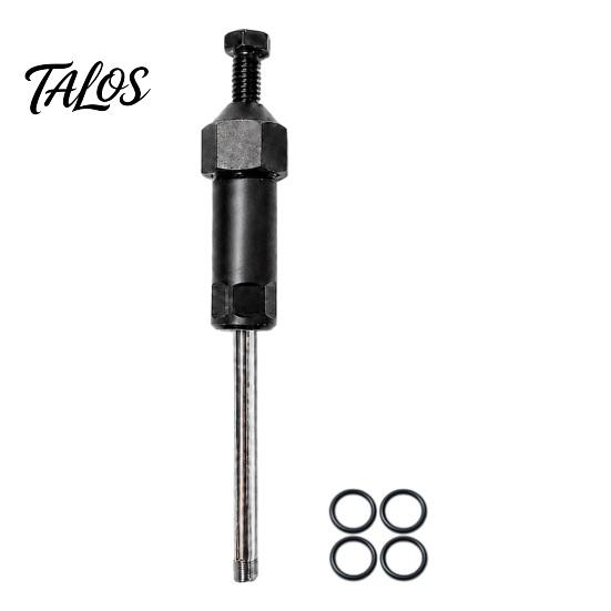 Clogged Grease Zerk Cleaner Fitting Cleaning Tool, Clears Fittings by Hydraulic Pressure, Heavy Manual Clearing Tool Duty Unclogger, Nipple
