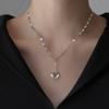 Love Heart Photo Box Pendant Women's Light Luxurious Design High-End Clavicle Necklace