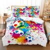 Football Bedding Set Competitive Sports Boy Duvet Cover Set King Quilt Cover Youth Children's Double Duvet Cover Bedding Set