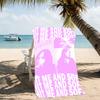 Customizable personalized beach towels Billie Eilish themed designs.Suitable for the beach, yoga, sports;ideal as beach accessories