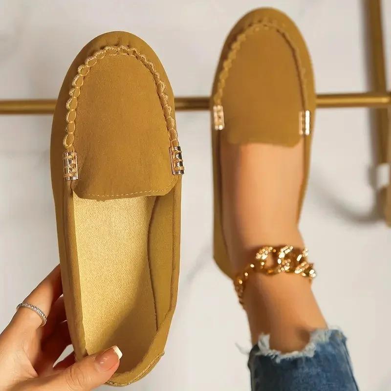 Women Casual Shoes 2025 New Spring and Autumn Flat Loafers Shoes Women Fashion Non-slip Soft Denim Flat Shoes Zapatos De Mujer