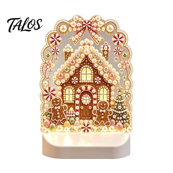 Holiday Gifts for Friends Christmas Pearl Light Ornaments Home Decor, Acrylic LED Decorative Colleagues Lamp with Soft Glow Bedroom Bookshelf