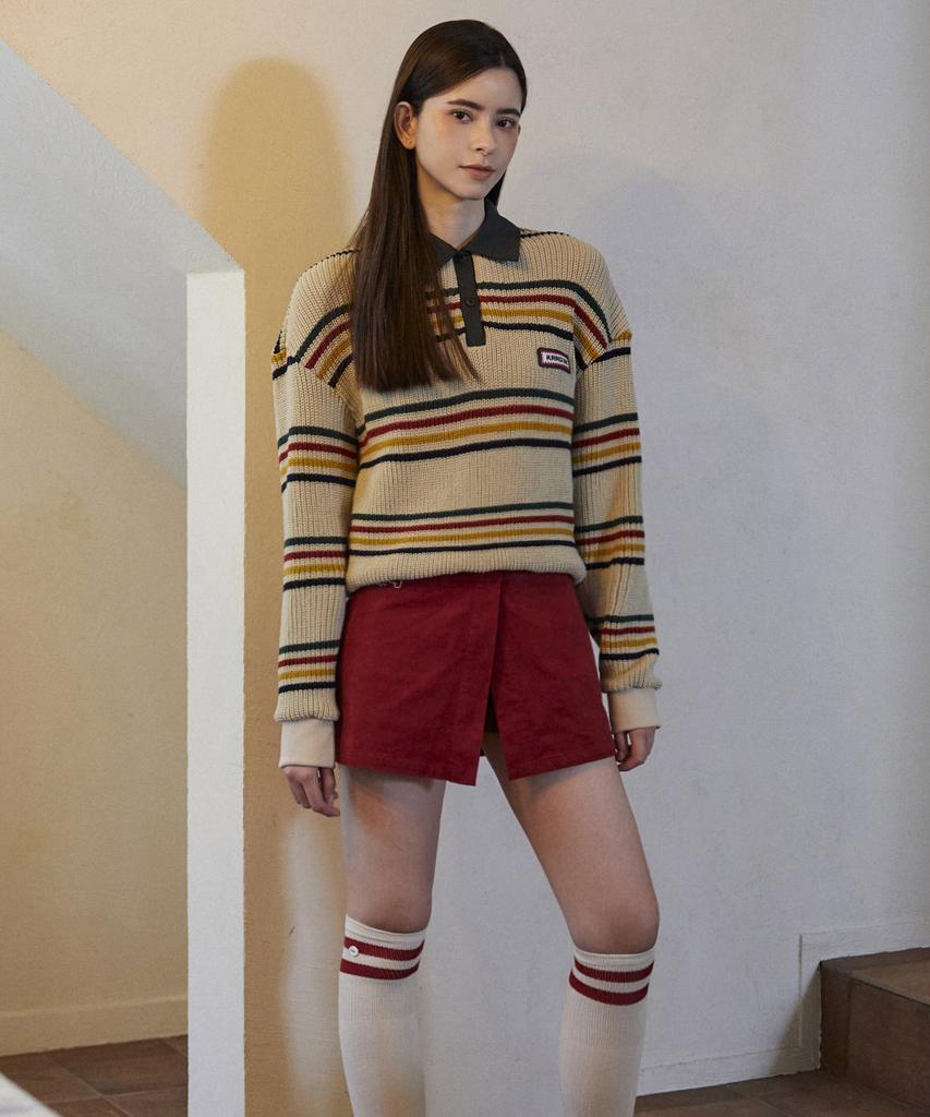 Candini Burgundy Corduroy Culottes