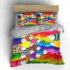 Colorful fish with patterns. Bedding sets Duvet cover sets Duvet covers Pillowcases(1*Duvet Cover 2*Pillowcases without duvet insert)